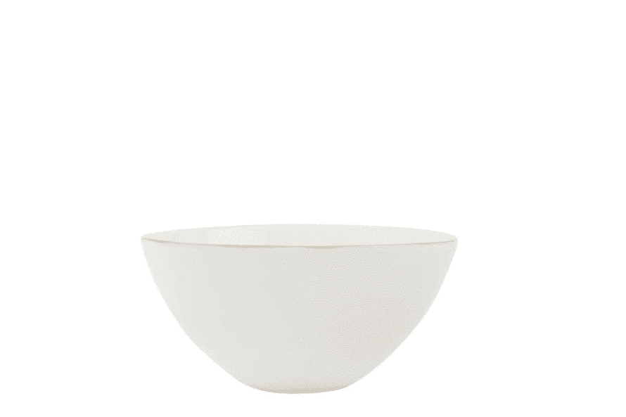 Canvas Home Abbesses Small Bowl Gold Rim (set Of 4)