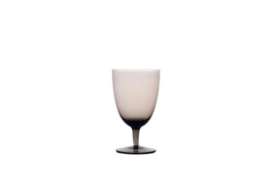 Canvas Home Amwell White Wine Glass In Smoke (set Of 4)