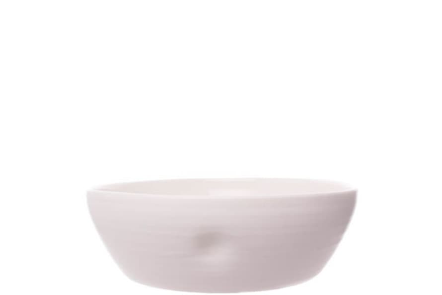 Canvas Home Pinch Large Salad Bowl In White