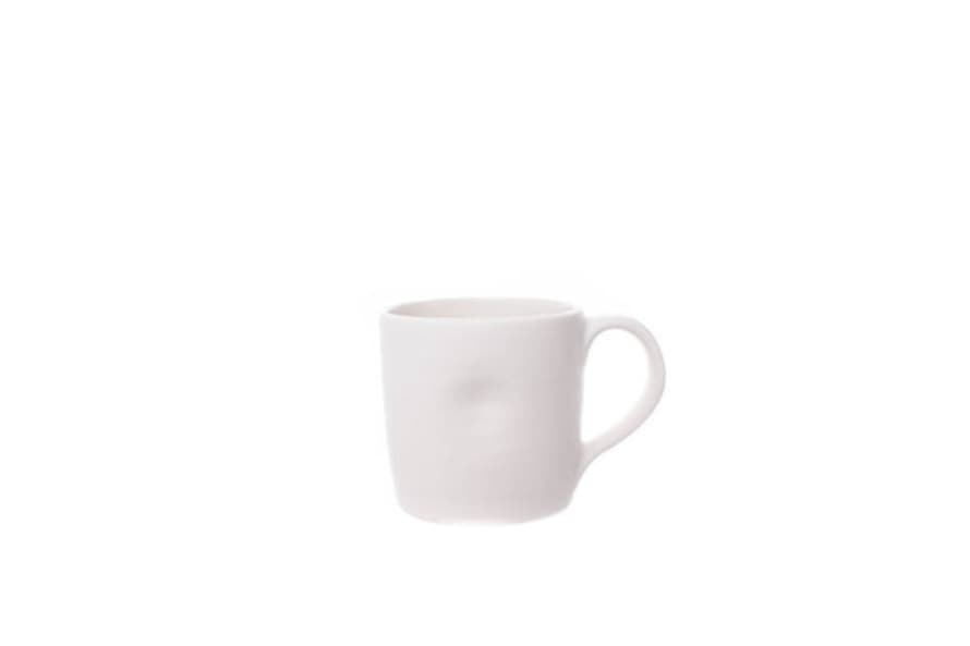 Canvas Home Pinch Mug In White (set Of 4)