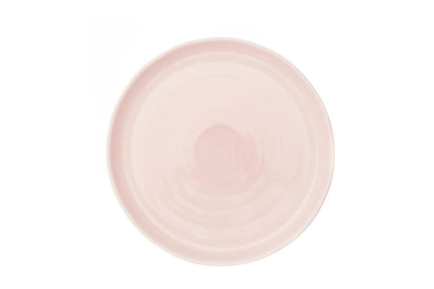 Canvas Home Pinch Dinner Plate In Pink (set Of 4)