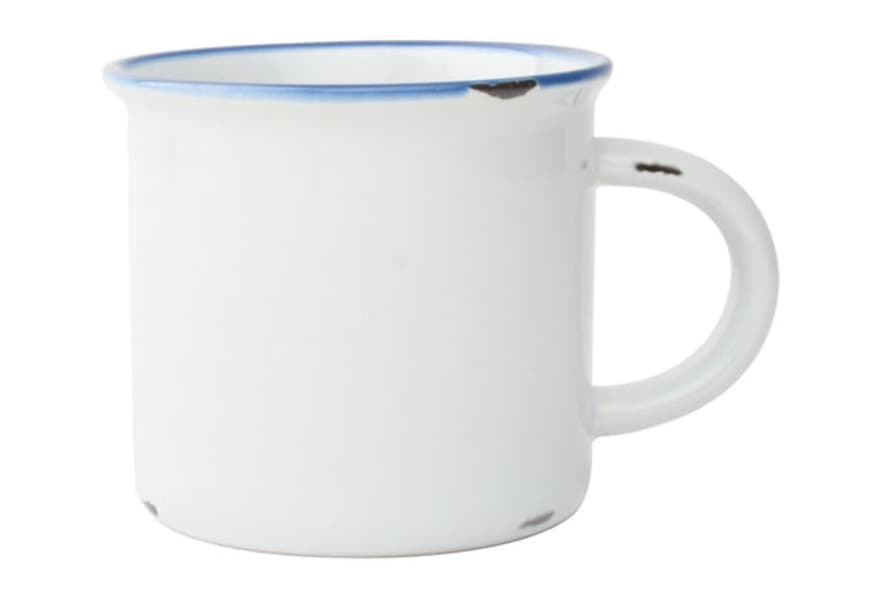 Canvas Home Tinware Mug In White (set Of 4)