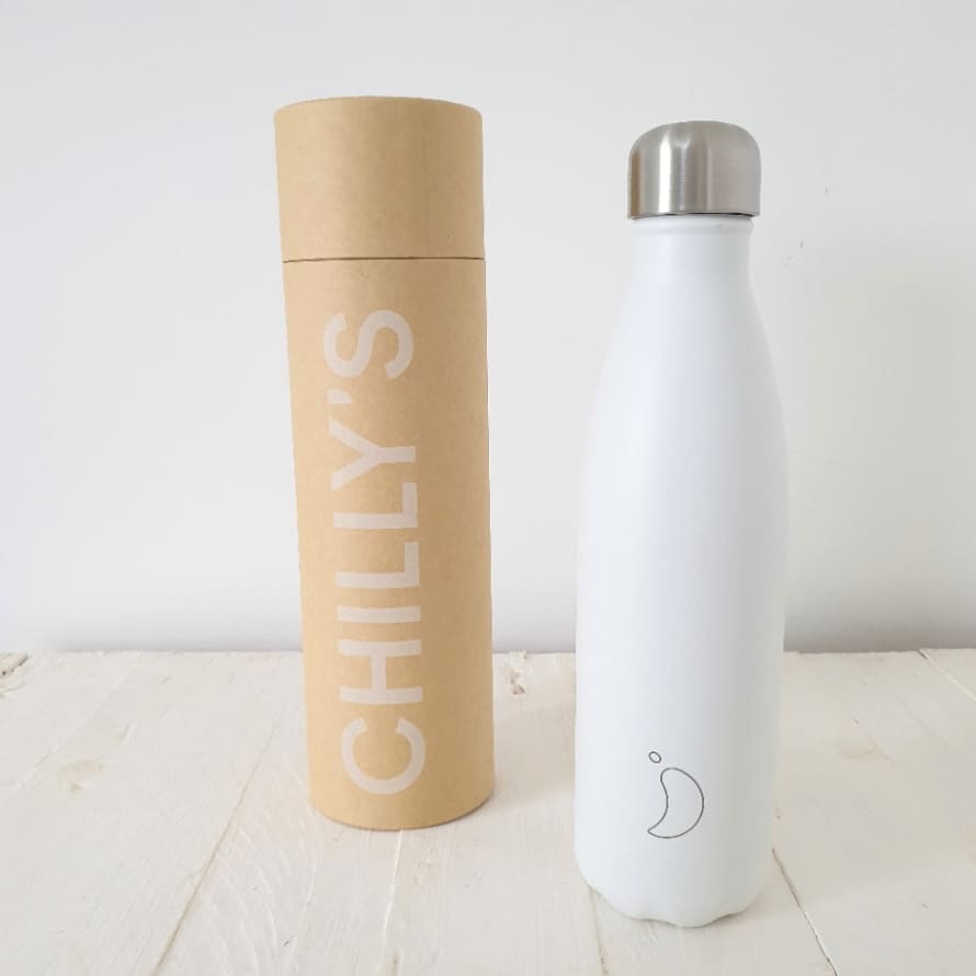 Chilly’s Bottles Chillys Bottle: Monochrome Edition White