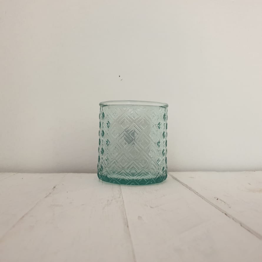Jarapa Recycled Glass Textured Tumbler Clear