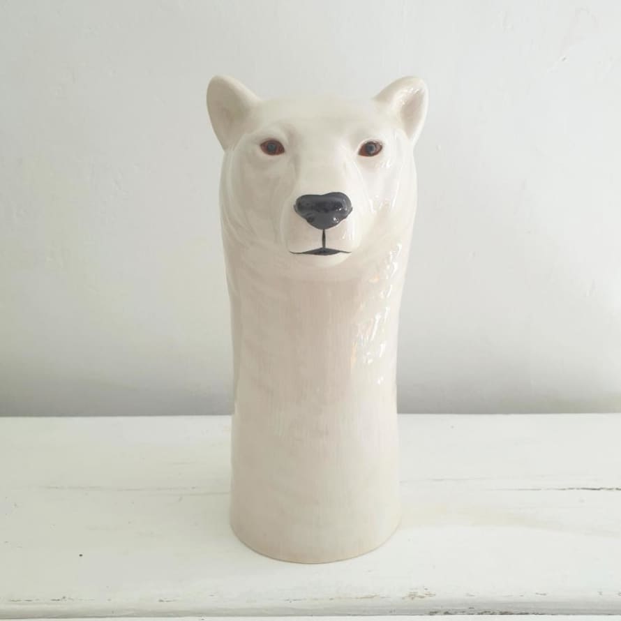Quail Ceramics Polar Bear Vase