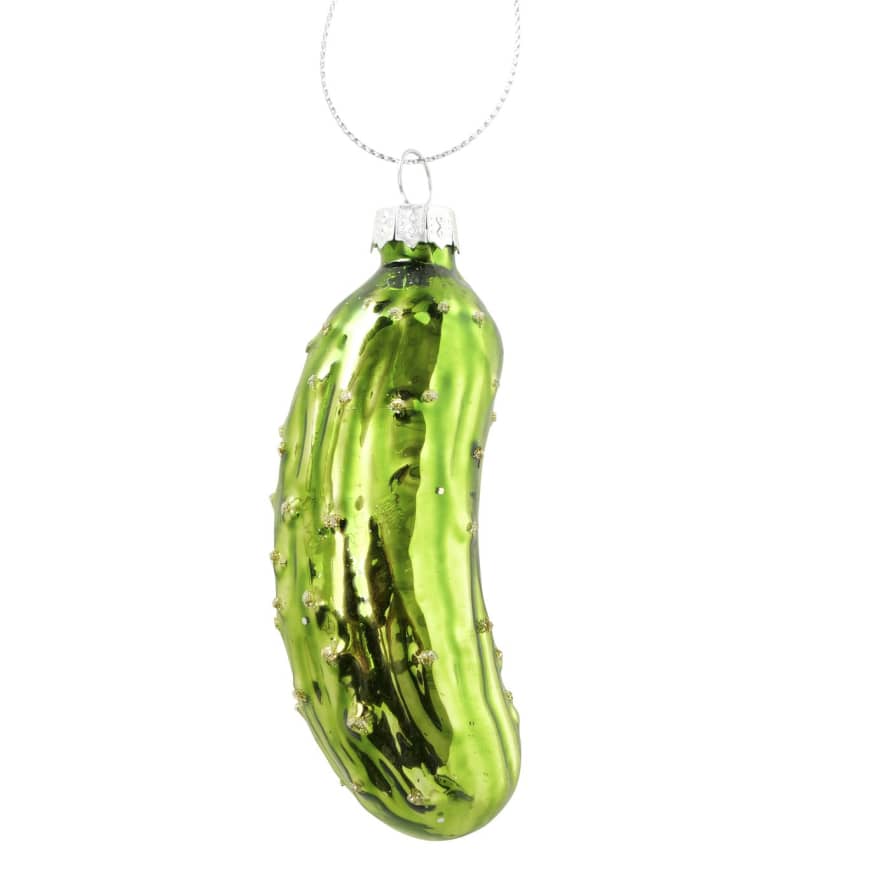 &Quirky Christmas Pickle Tree Decoration