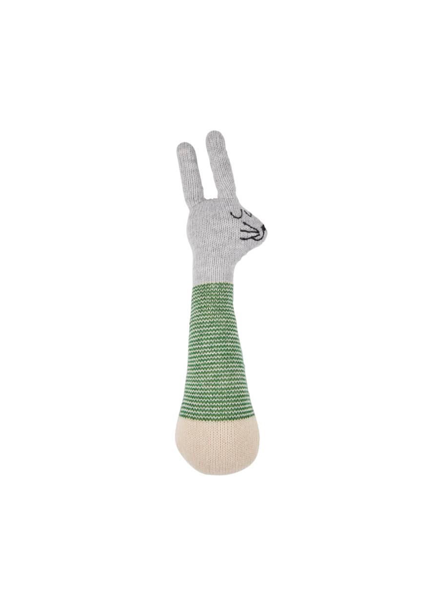 Sophie Home Rabbit Rattle Green