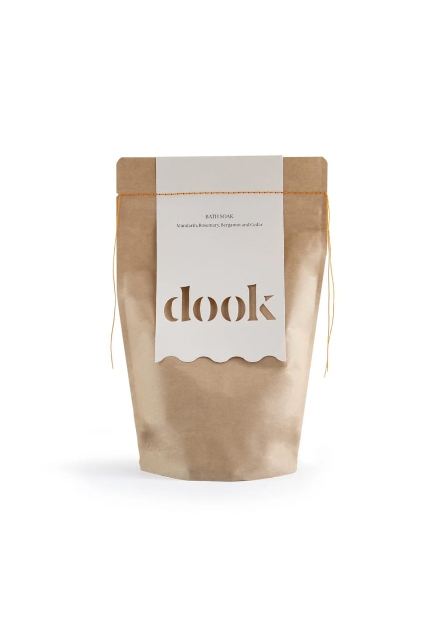 Dook Bath Soak - Mandarin, Bergamot, Rosemary and Cedar Salts Bag