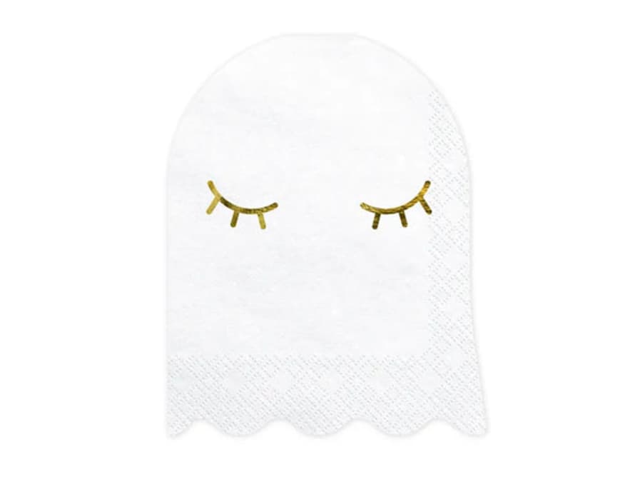 Partydeco Napkins Ghost