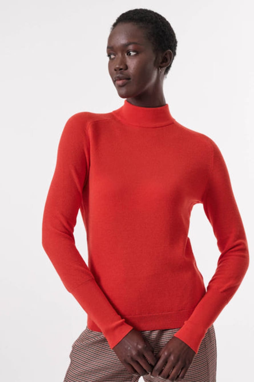 Lanius Turtleneck Sweater Red