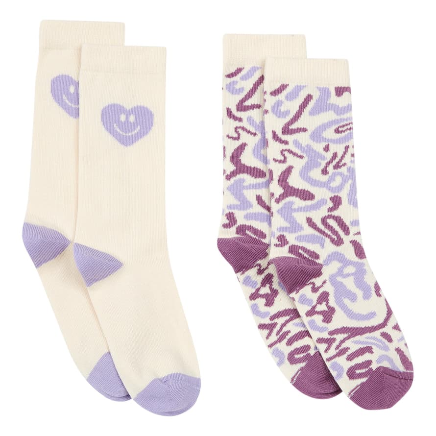 Hundred Pieces Hundred Pieces 2 Pairs Of Socks - Cur & Marble