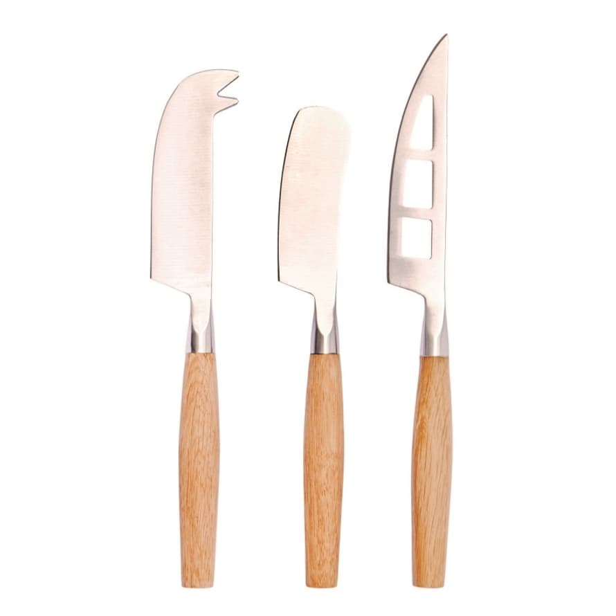 Garden Trading Set Of 3 Cheese Knives