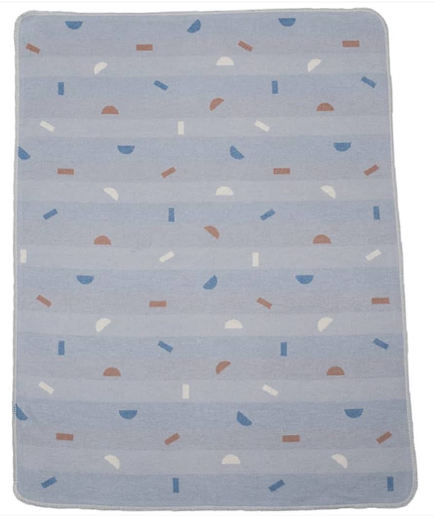 David Fussenegger JUWEL Baby Blanket - Shapes Allover 