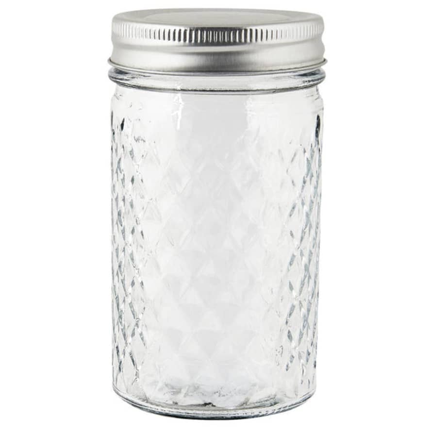 Ib Laursen Glass Jar With Metal Lid