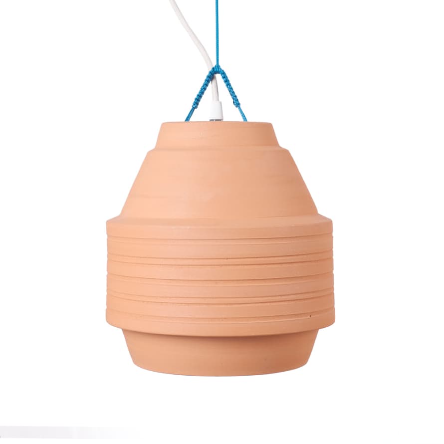 casa atlantica Handmade Lantern Terracotta Lamp