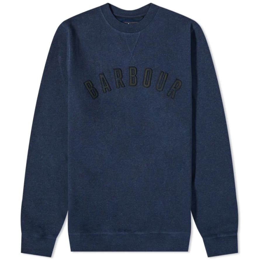 Barbour Debson Logo Sweatshirt Navy Marl