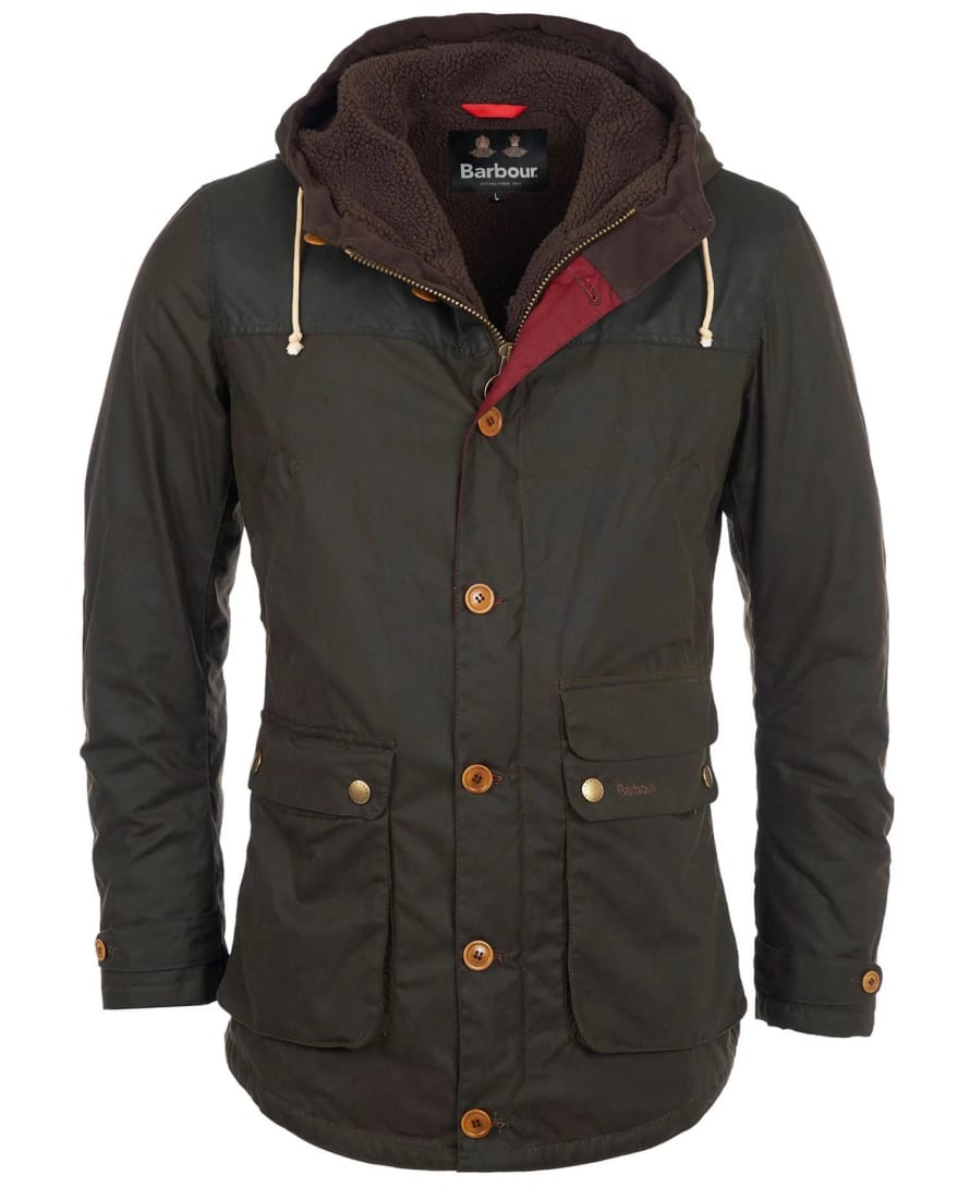 Barbour Barbour Game Waxed Cotton Parka Olive