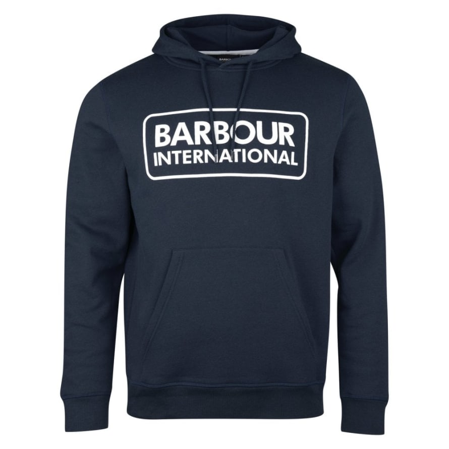 Barbour Barbour International Pop Over Hoodie Navy