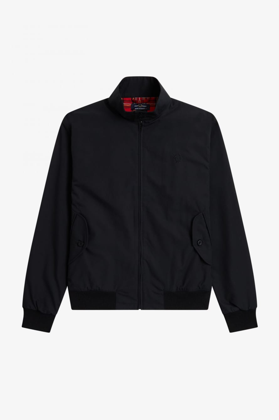 Fred Perry Fred Perry Made In England Harrington Jacket Black