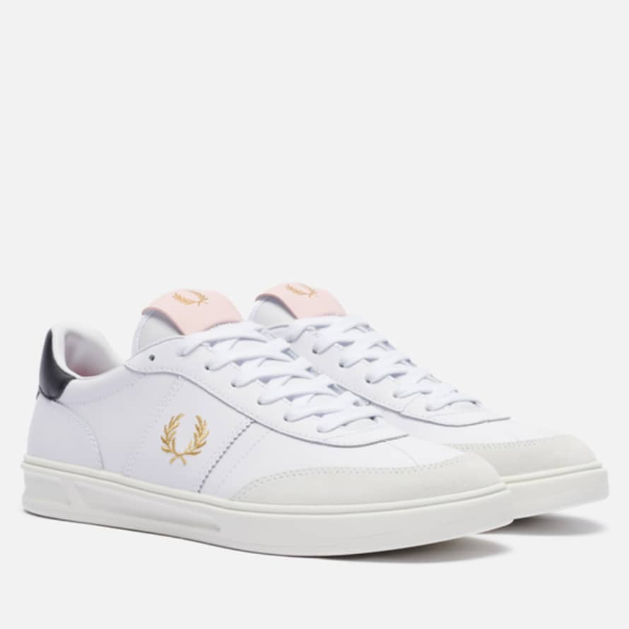 Fred Perry Fred Perry B400 Leather Suede 100 White