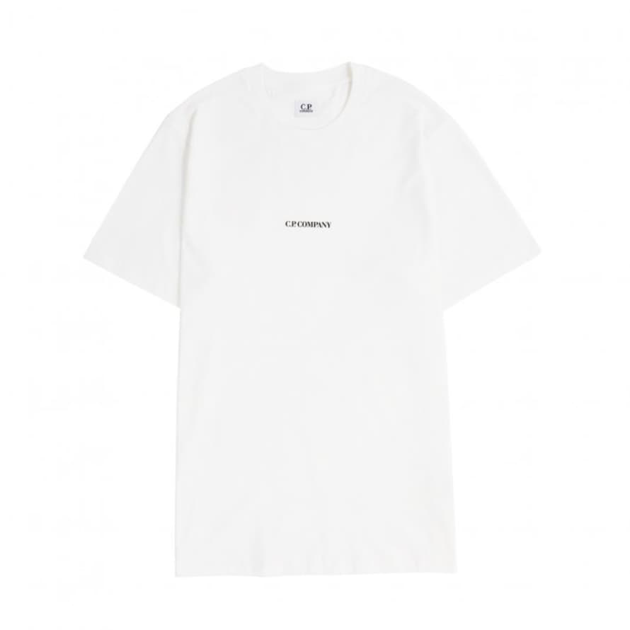 C.P. Company C.p. Company 30/1 Jersey Relaxed Fit Logo T-shirt Gauze White