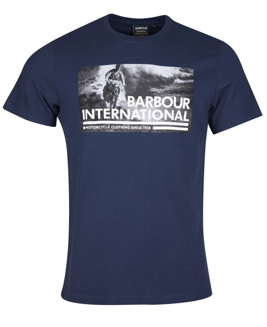 Barbour Barbour International Photo History T-shirt Navy