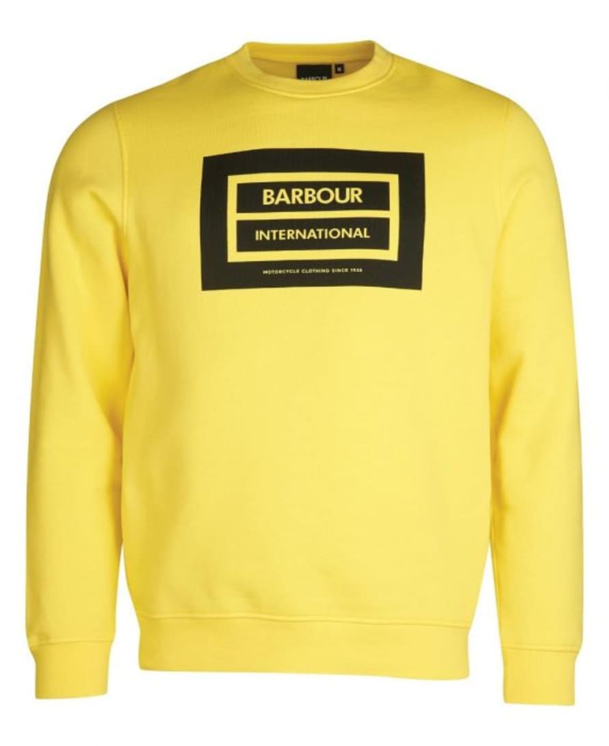Barbour Barbour International Legacy Logo Sweatshirt International Yellow
