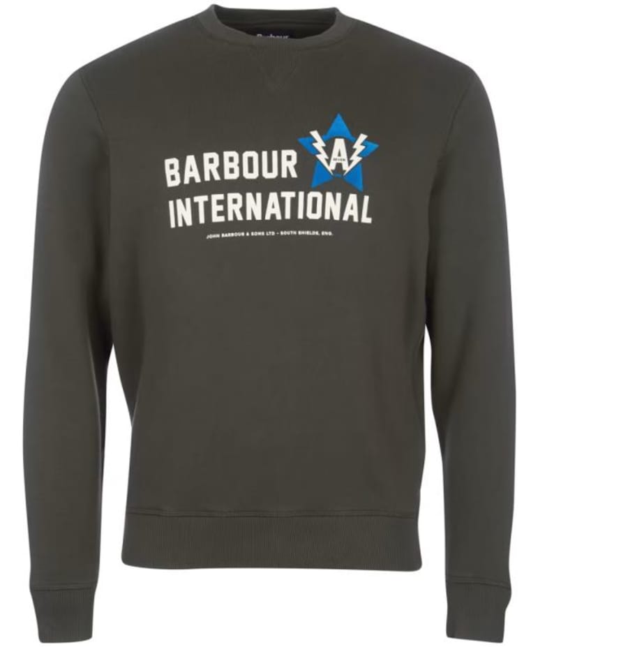 Barbour Barbour International Legacy A7 Sweatshirt Forest