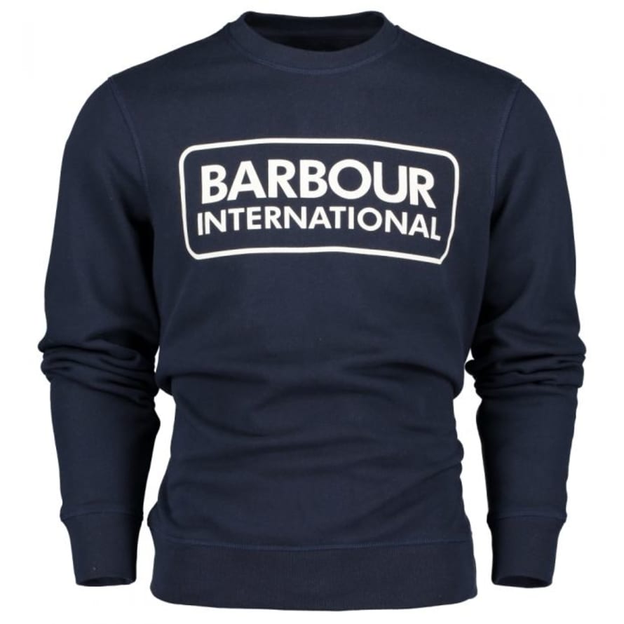 Barbour Barbour International Large Logo Sweatshirt Navy