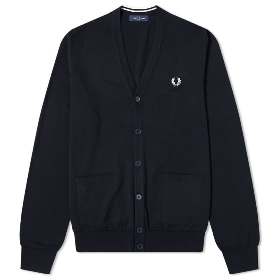 Fred Perry Fred Perry Classic Cardigan Black