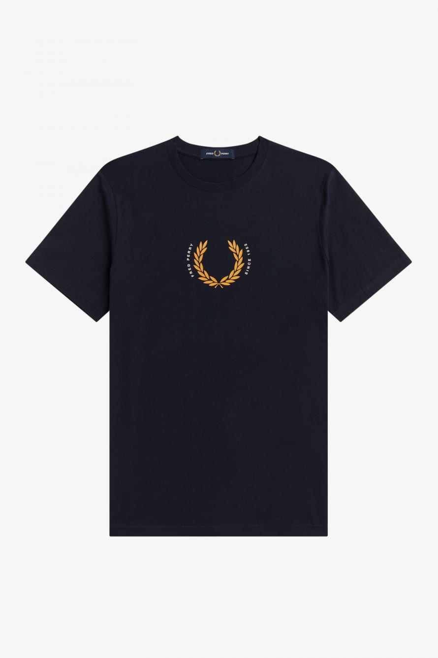 Fred Perry Fred Perry Laurel Wreath T-shirt Navy
