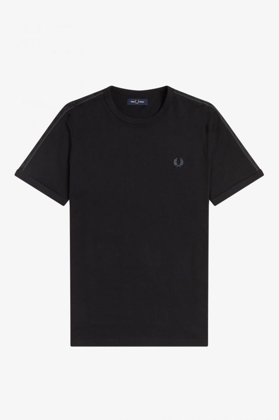 Fred Perry Fred Perry Taped Ringer T-shirt Black Black