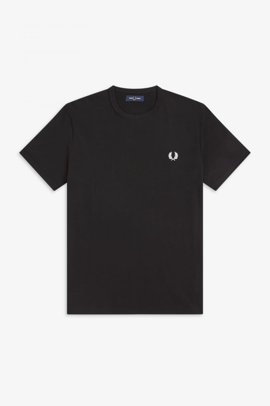 Fred Perry Fred Perry Ringer T-shirt Black