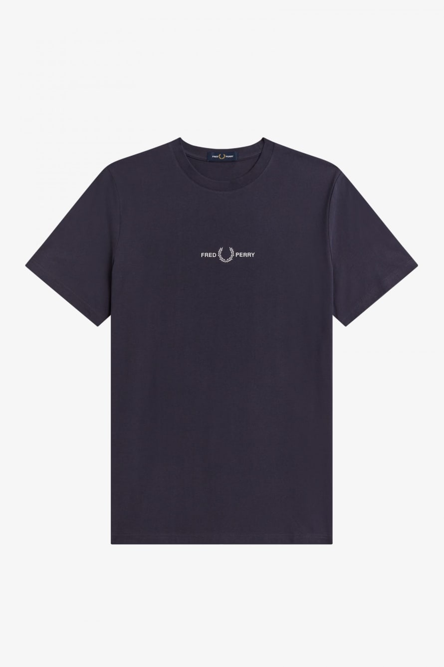 Fred Perry Fred Perry Embroidered Logo T-shirt Dark Graphite