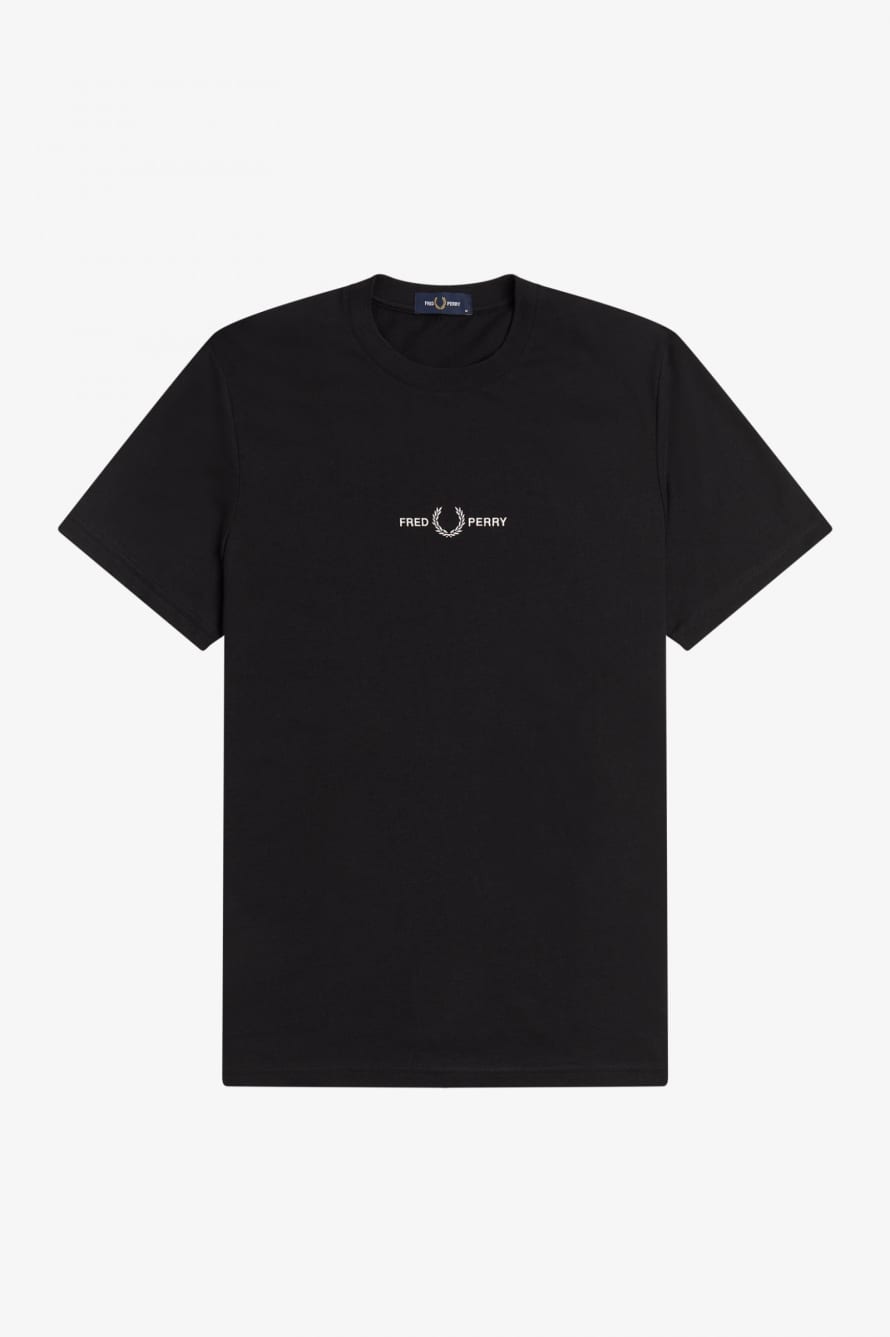 Fred Perry Fred Perry Embroidered Logo T-shirt Black