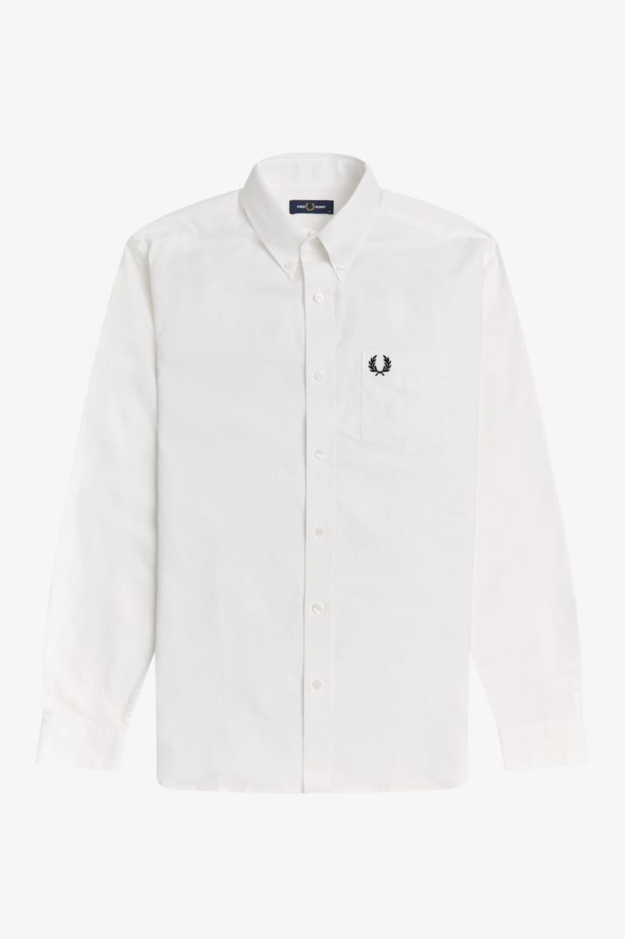 Fred Perry Fred Perry Oxford Shirt White