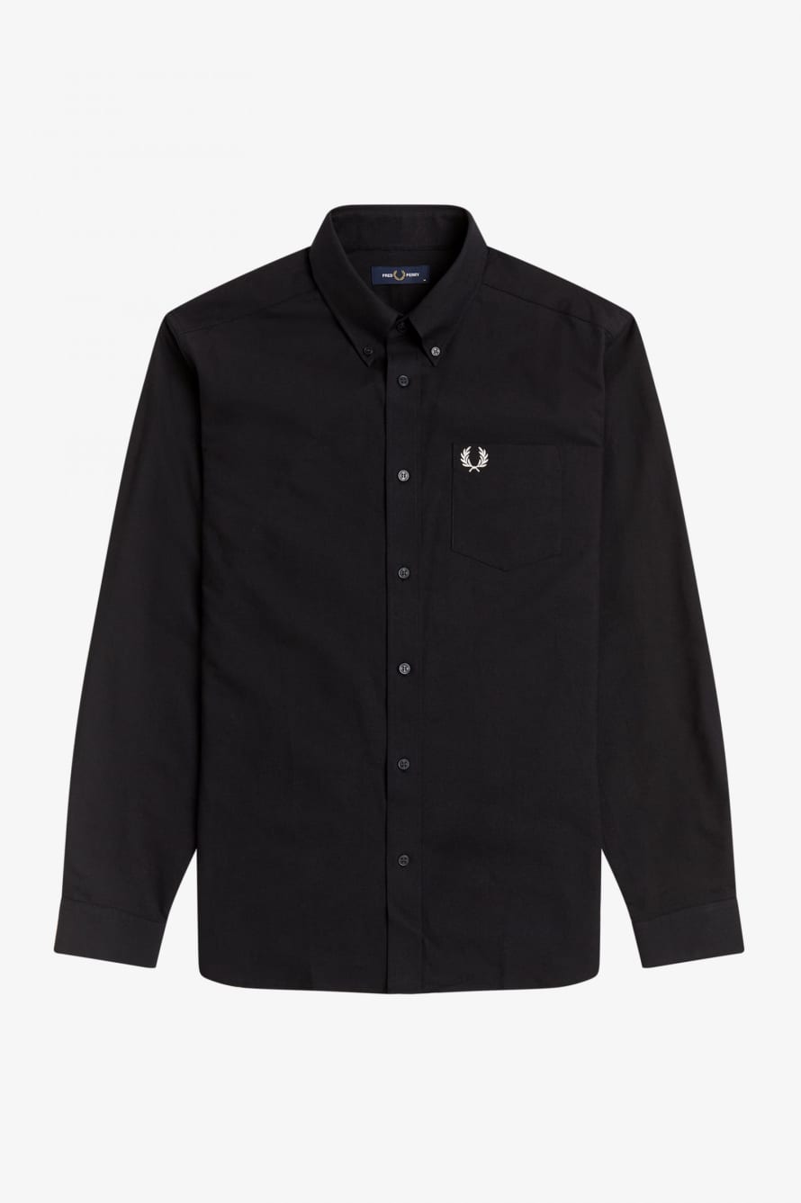 Fred Perry Fred Perry Oxford Shirt Black