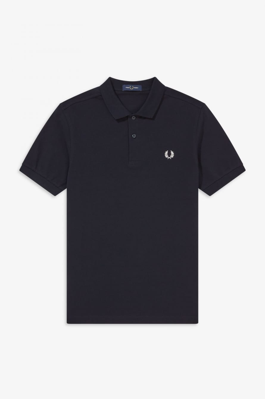 Fred Perry Fred Perry Slim Fit Plain Polo Navy