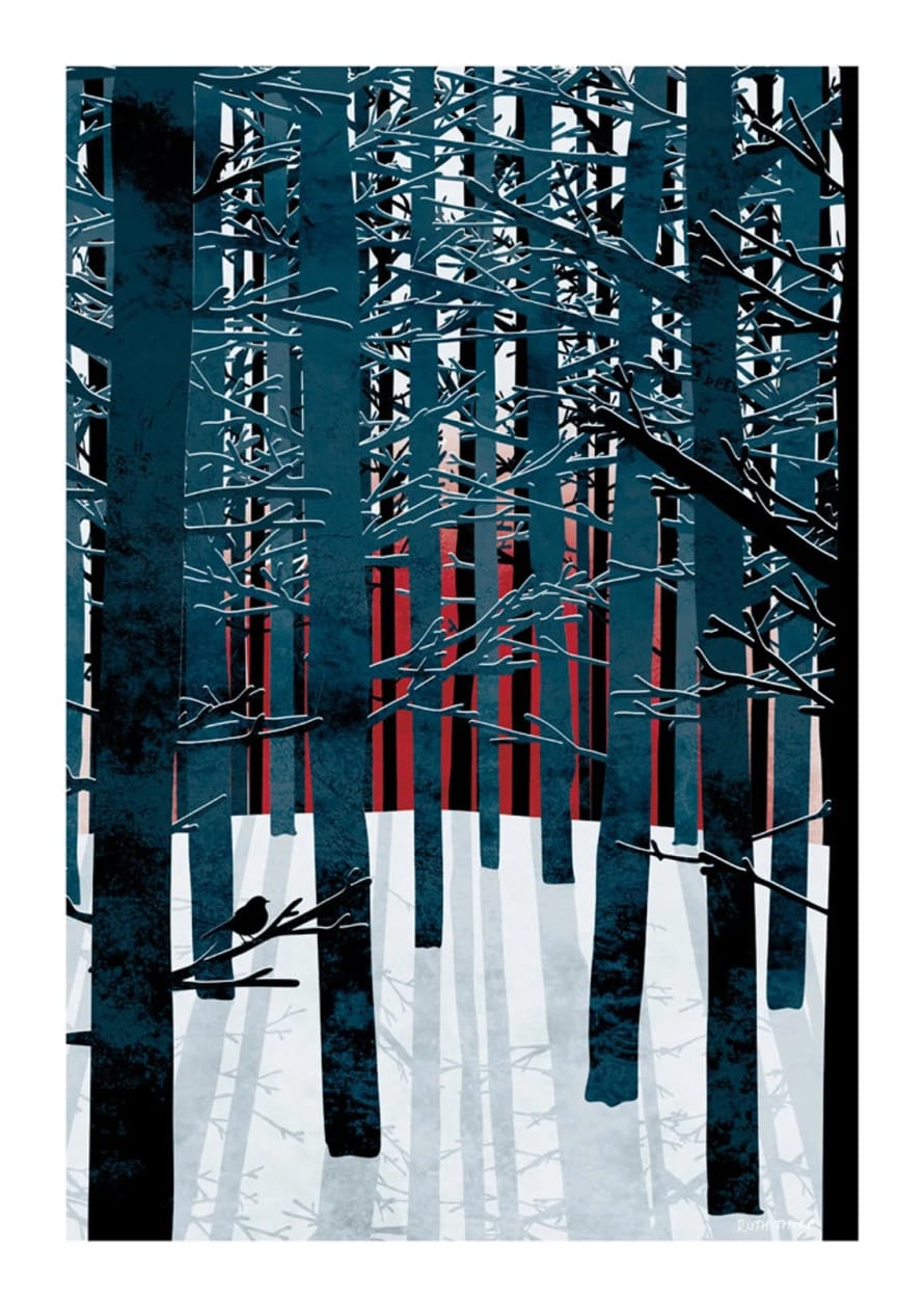 Ruth Thorp Studio A3 Northern Forest Northern Sun Art Print