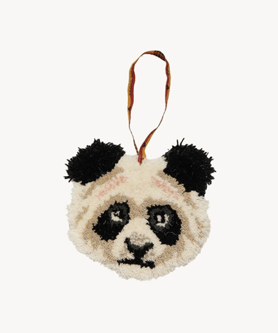 Doing Goods Décoration laine Panda
