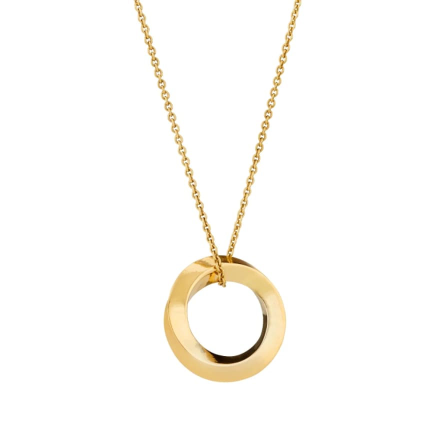 Posh Totty Designs Gold Plated Forever Circle Necklace