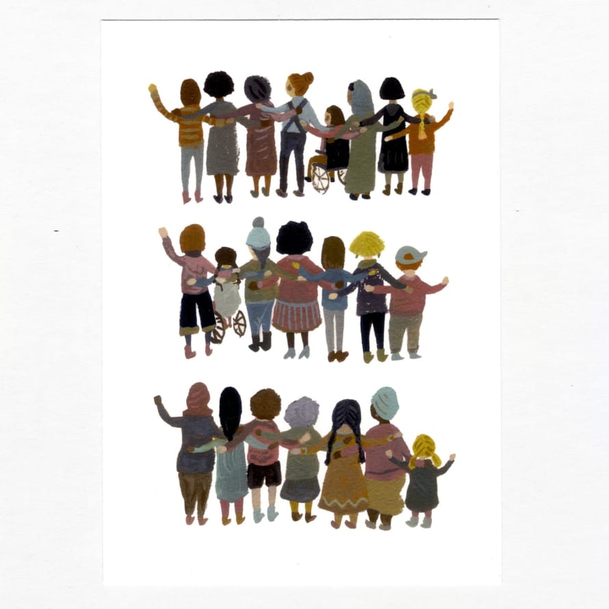 Gemma Koomen Unity Solidarity Strength A5 Print