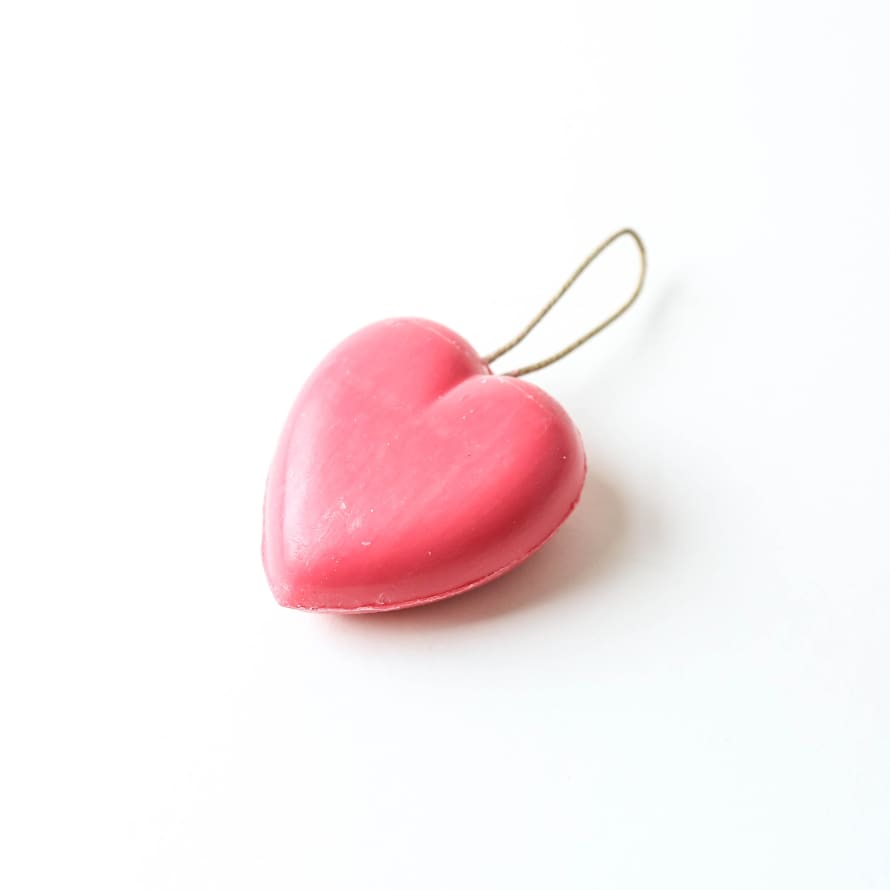 Berylune Heart Shaped Traditional Marseille Soap On A Rope 95 G