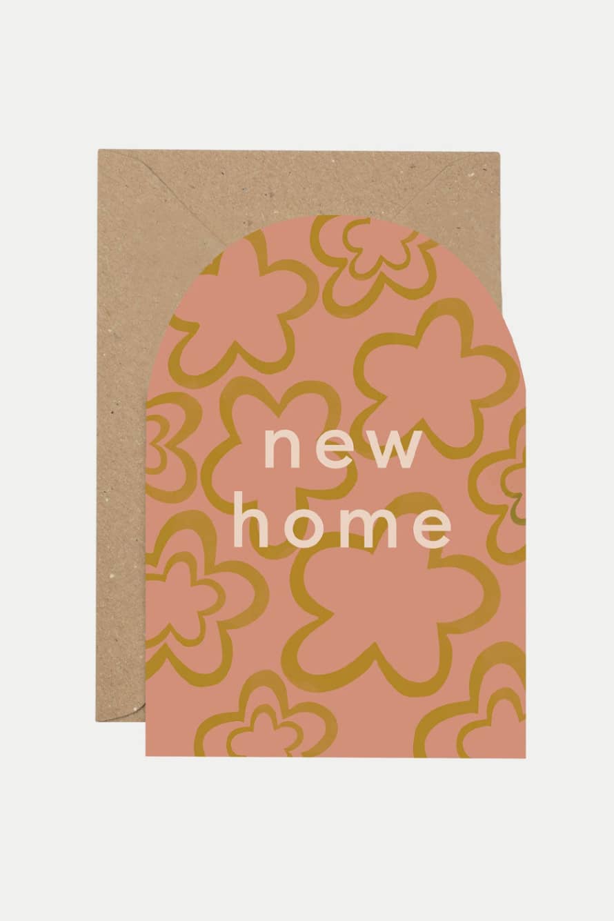Plewsy 'new Home' Curved Card
