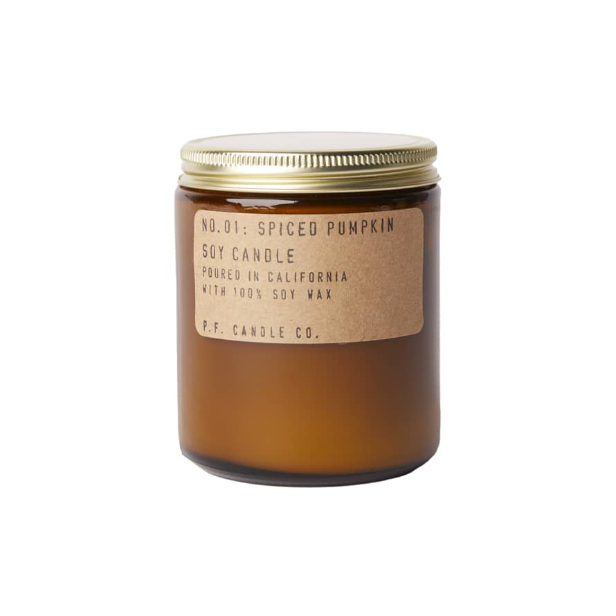 P.F. Candle Co No 01 Spiced Pumpkin Soy Wax Candle