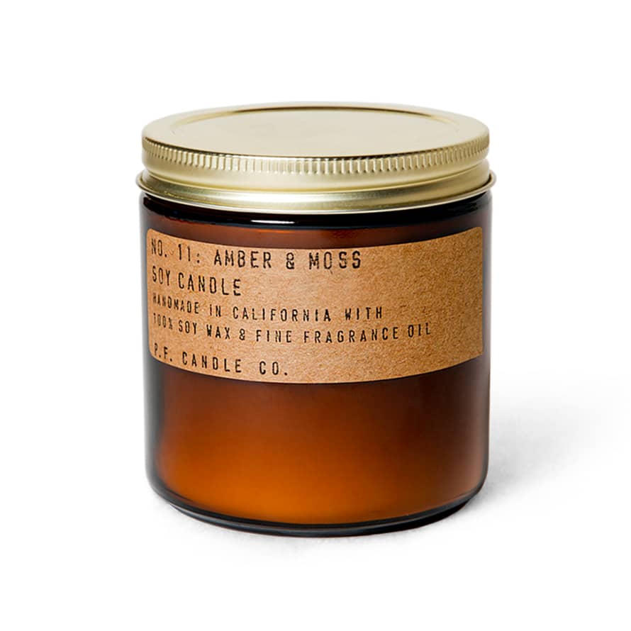 P.F. Candle Co No.11 Amber & Moss Soy Wax Candle