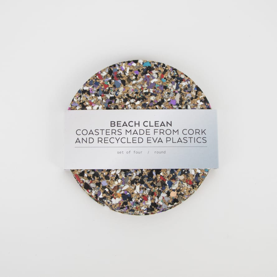 LIGA Beach Clean Round Coaster Sets
