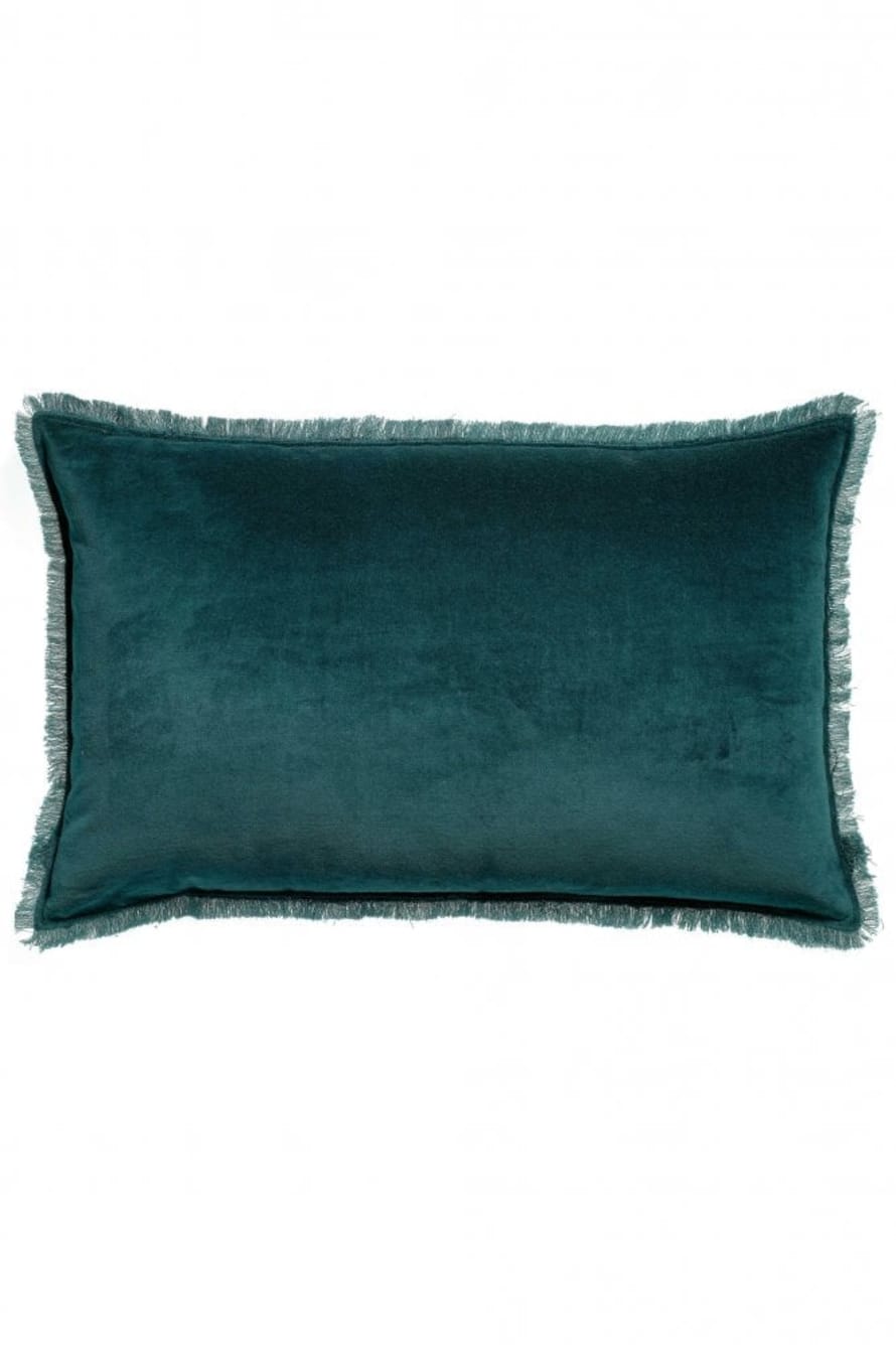 Vivaraise Fara Rectangle Cushion Cover In Peacock