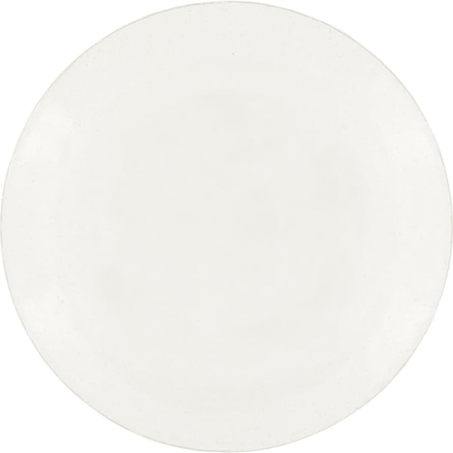 British Colour Standard Handmade Large Plate - Pearl White