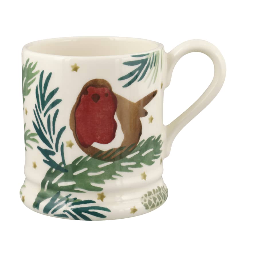 Emma Bridgewater Spruce Robin 1/2 Pint Mug